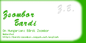 zsombor bardi business card